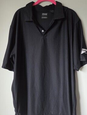 Ping Black Men’s Golf Polo